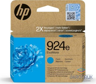 Tusz HP 924e | 800 str. | Cyan