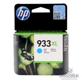 Tusz HP 933XL do Officejet 6100/6700/7100/7610 | 825 str. | cyan
