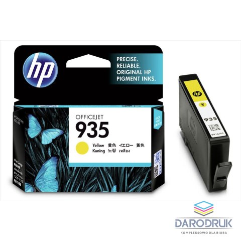 Tusz HP 935 do Officejet Pro 6230/6830 | 400 str. | yellow