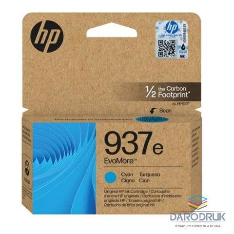 Tusz HP 937e | 1 650 str. | Cyan