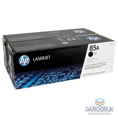 Zestaw dwóch tonerów HP 85A do LaserJet Pro P1102,M1132 | 2 x 1 600 str. | black