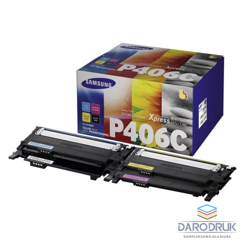 Zestaw tonerów HP do Samsung CLT-P406C | CMYK
