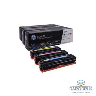 Zestaw trzech tonerów HP 131A do LaserJet Pro M251/276 | 3 x 1 800 str. | CMY