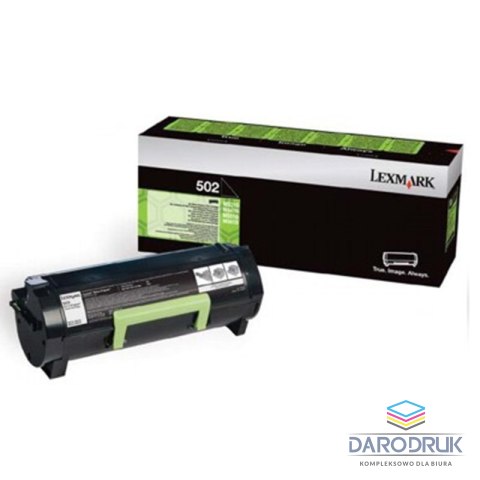 Kaseta z tonerem Lexmark 502H do MS-310/410/610 | zwrotny | 5 000 str. | black