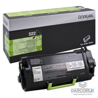 Kaseta z tonerem Lexmark 522 do MS-810/811/812 | zwrotny | 6 000 str. | black