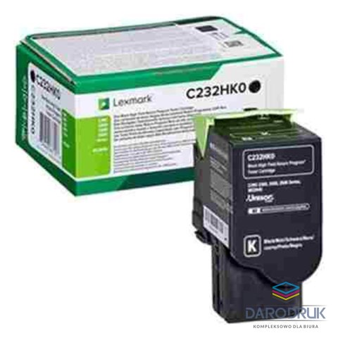 Kaseta z tonerem Lexmark do MC2640/ C2535/C2425 | zwrotna | 3 500 str.| CYAN