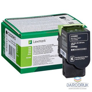 Kaseta z tonerem Lexmark do MC2640/C2325/ C2425 | zwrotna | 1 000 str. | BLACK