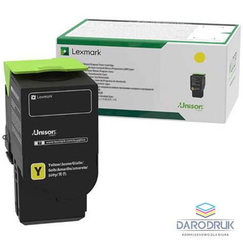 Kaseta z tonerem Lexmark do MC2640/C2325/ C2425 | zwrotna | 1 000 str. | YELLOW