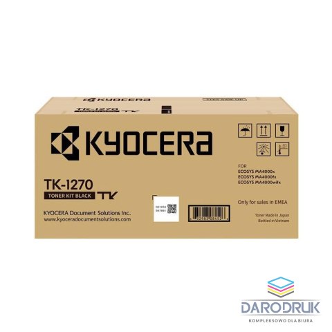 Toner Kyocera TK-1270 ECOSYS MA4000x, MA4000fx, MA4000wif | 10000 str. | black