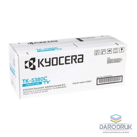 Toner Kyocera TK-5380C do EcoSys MA4000cix/cifx | 10 000 str. | cyan