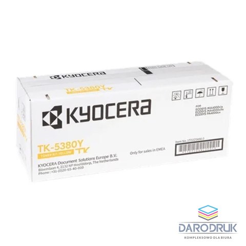 Toner Kyocera TK-5380Y do EcoSys MA4000cix/cifx | 10 000 str. | yellow