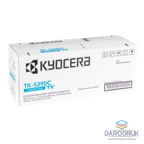 Toner Kyocera TK-5390C do EcoSys P4500cx | 13 000 str. | cyan