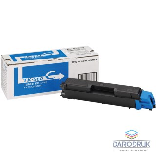 Toner Kyocera TK-580C do FS-C5150DN | 2 800 str. | cyan