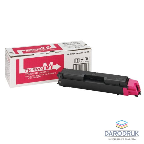 Toner Kyocera TK-590M do FS-C2026/C2126 | 5 000 str. | magenta
