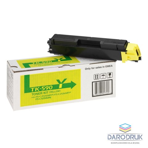 Toner Kyocera TK-590Y do FS-C2026/C2126 | 5 000 str. | yellow