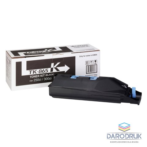 Toner Kyocera TK-865K do TASKalfa 250ci/300ci | 20 000 str. | black