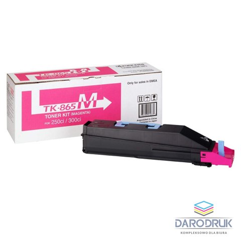 Toner Kyocera TK-865M do TASKalfa 250ci/300ci | 12 000 str. | magenta