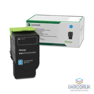 Toner Lexmark do CS421/521/622/522/625 | 1 000 str. | cyan