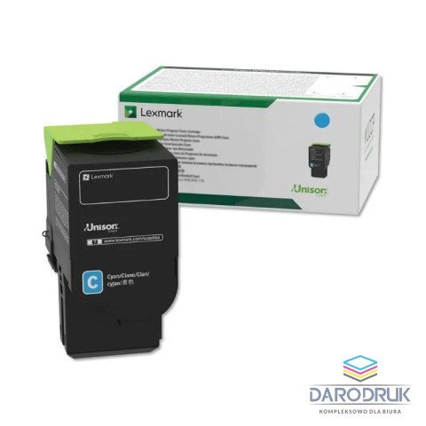 Toner Lexmark do CS421/521/622/522/625 | 1 000 str. | cyan