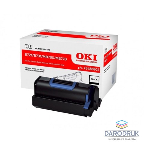 Toner Oki do B721/731/ MB760/770 | 18 000 str. | black