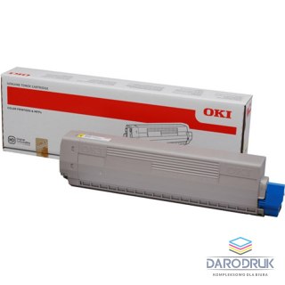 Toner Oki do C831/841 | 10 000 str. | yellow