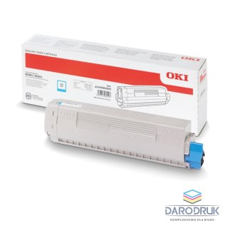 Toner Oki do MC853/MC873 | 7 300 str. | cyan