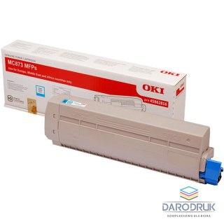 Toner Oki do MC873 | 10 000 str. | cyan