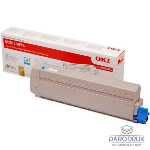 Toner Oki do MC873 | 10 000 str. | cyan