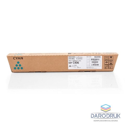 Toner Ricoh do MP C306ZSP/306ZSPF/406ZSPF 6000 str. | Cyan