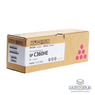 Toner Ricoh do SP C360DNw | 5 000 str. | magenta
