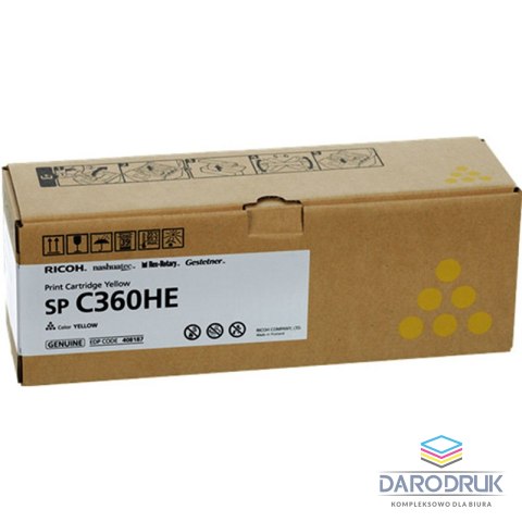 Toner Ricoh do SP C360DNw | 5 000 str. | yellow