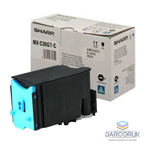 Toner Sharp do MX-C250FE/C300WE | 6 000 str. | cyan