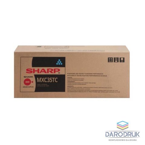 Toner Sharp do MX-C357F/C407P | 6 000 str. | cyan