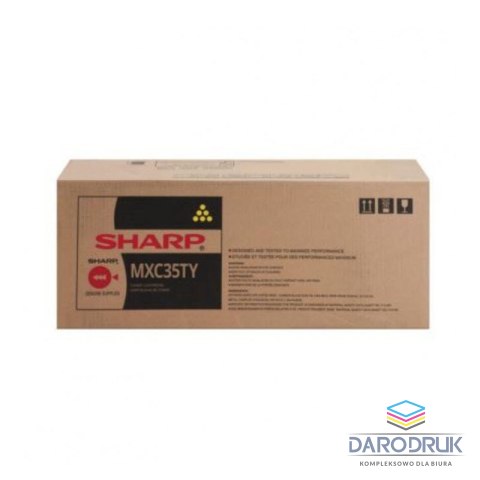 Toner Sharp do MX-C357F/C407P | 6 000 str. | yellow