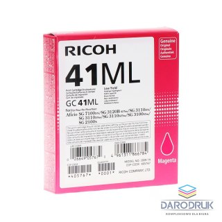 Tusz Ricoh do SG 2100N/3110DN/3110DNW GC 41ML | 600 str. | magenta