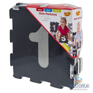 Smily Play Mata dla malucha piankowa cyfry, 29x29cm Smily Play (SP84352)