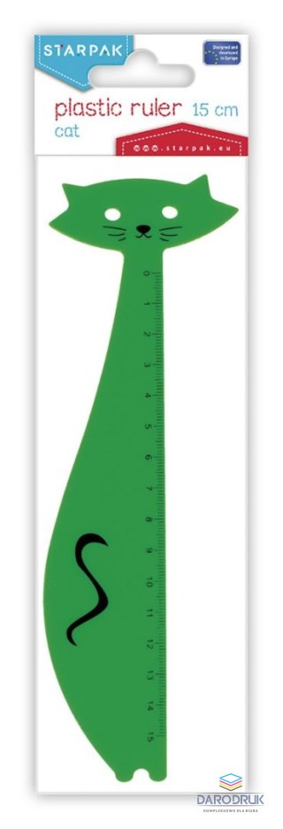 Starpak Linijka plastik 15cm Starpak (447744)