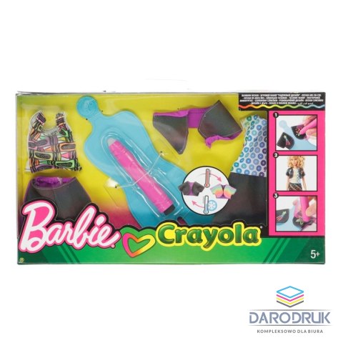 Barbie Zestaw kreatywny Zrób to sama - Akwarelowe wzory Barbie (fhw85)