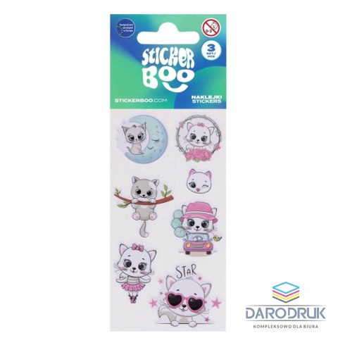 Stickerboo Naklejka (nalepka) Kotki Stickerboo (568336)