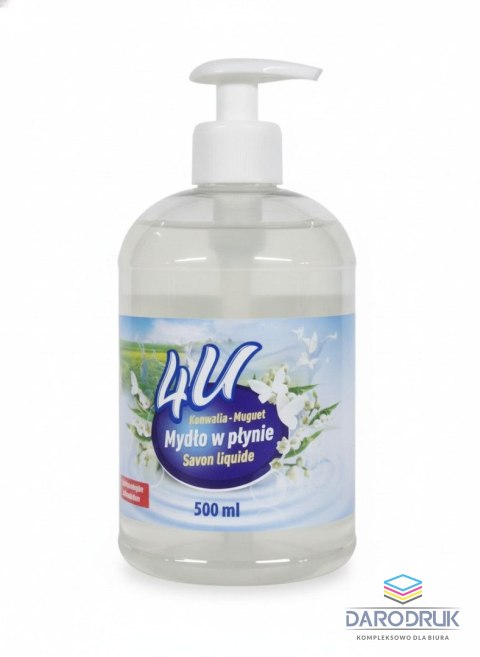 4u Mydło w płynie konwalia 500ml 4u (00514)