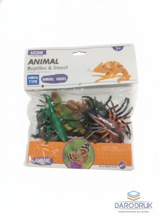 Anek Figurka zwierzęta gady i owady mix Anek (AN85114)