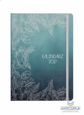 Antra Kalendarz książkowy (terminarz) 2027 Botanical tygodniowy Ocean A4 Antra