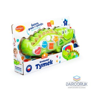 Tuli Fun Zabawka edukacyjna KROKODYL TYMEK SORTOWANIE I ŚPIEWANIE Tuli Fun (DD55008)
