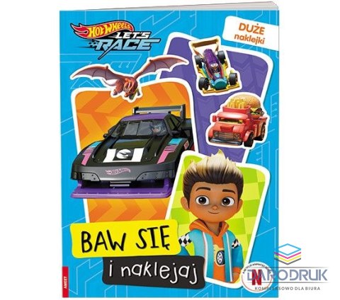 Ameet Książeczka edukacyjna Hot Wheels™. Baw się i naklejaj Ameet (STB 1601)