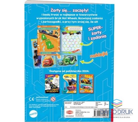 Ameet Książeczka edukacyjna Hot Wheels™. Baw się i naklejaj Ameet (STB 1601)