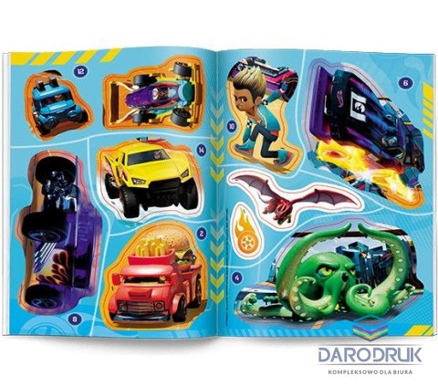 Ameet Książeczka edukacyjna Hot Wheels™. Baw się i naklejaj Ameet (STB 1601)