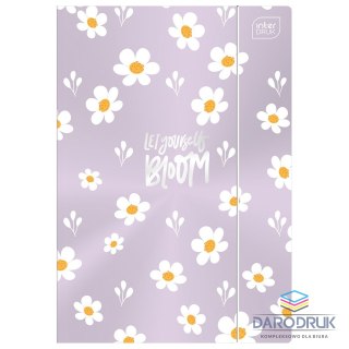 Bebe Teczka kartonowa na gumkę metalik GIRLS 5902277326997 A4+ mix 400g Bebe