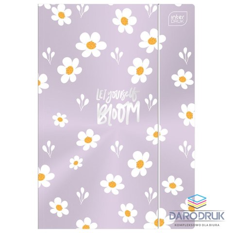 Bebe Teczka kartonowa na gumkę metalik GIRLS 5902277326997 A4+ mix 400g Bebe