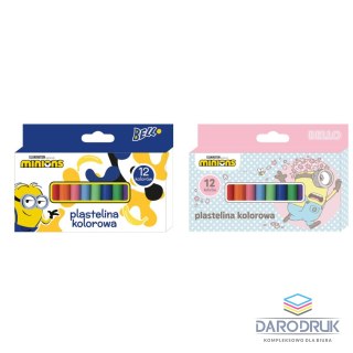 Beniamin Plastelina 12 kol. Minionki mix Beniamin (5849)