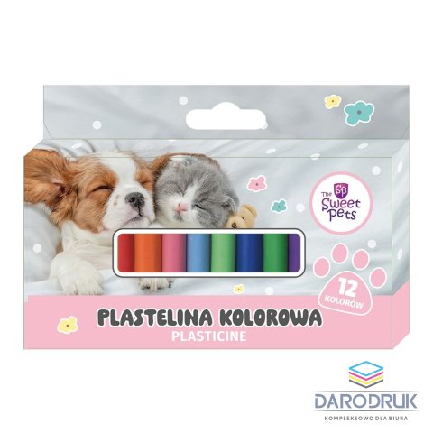 Beniamin Plastelina 12 kol. The Sweet Pets mix Beniamin (4114234)